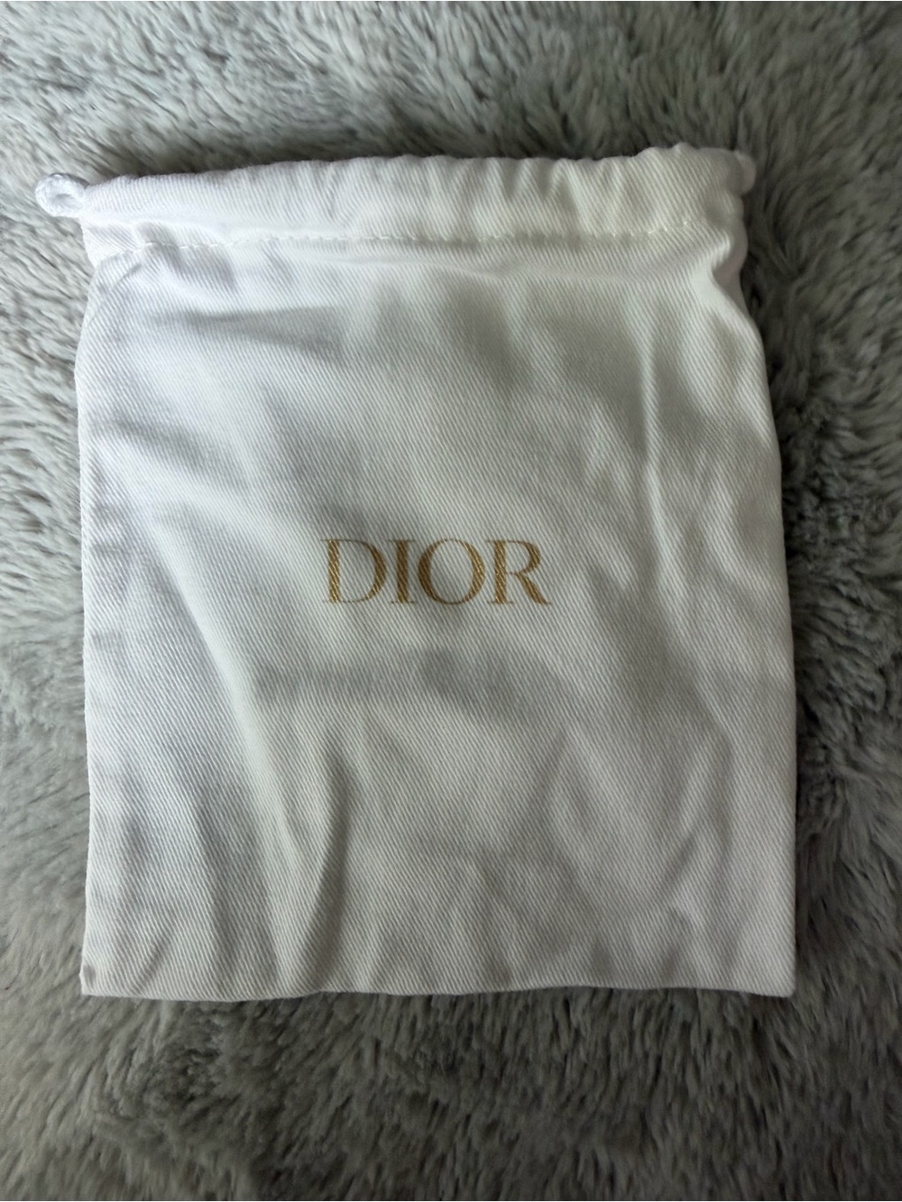Dior White Dust Bag
